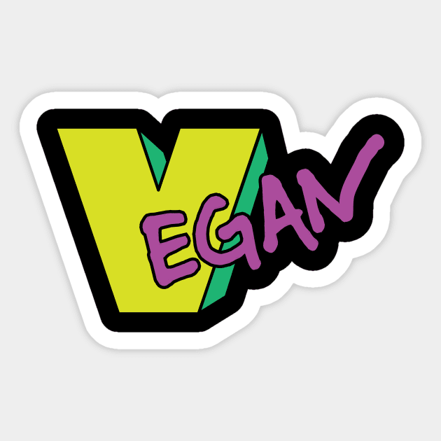 Vegan Logo Music TV Parody Sticker by mindeverykind